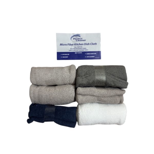 Microfiber Kitchen Cloths - 6 Pack