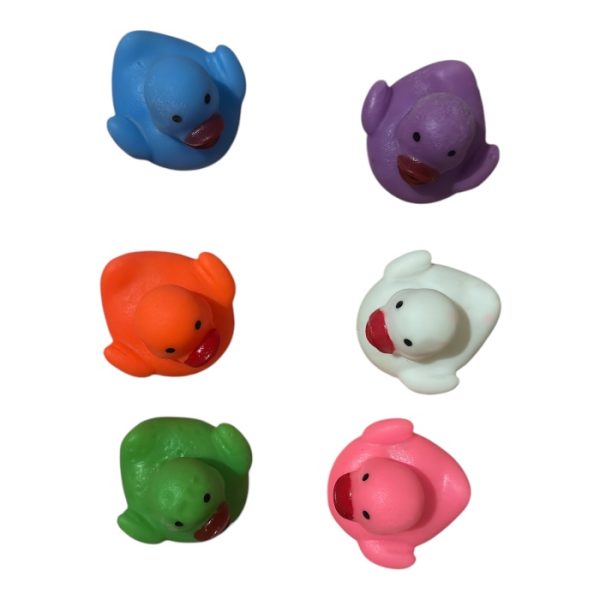 6-Piece Duck Baby Bath Toys – Floating & Squeaky Fun