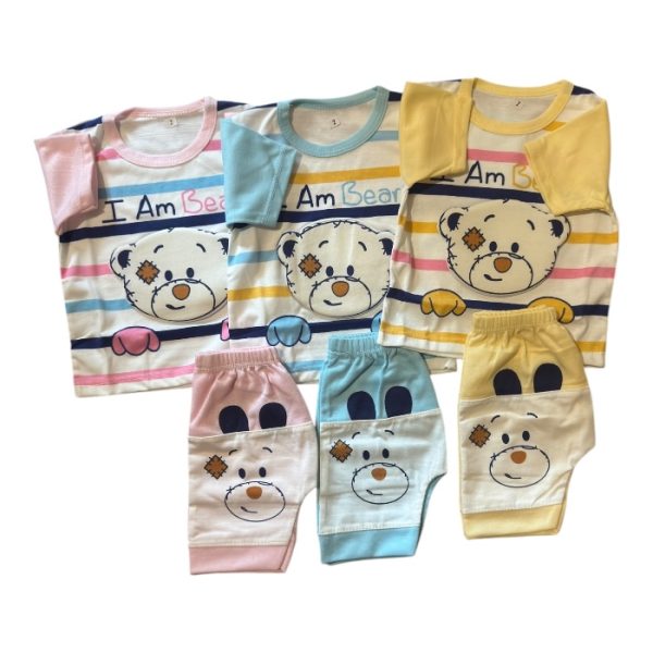 I Am Bear Baby Dress – Adorable Bear Print (Size 2-3)