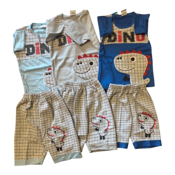 Adorable Dino Baby Outfit – Playful Dinosaur Onesie (Size 2-3)
