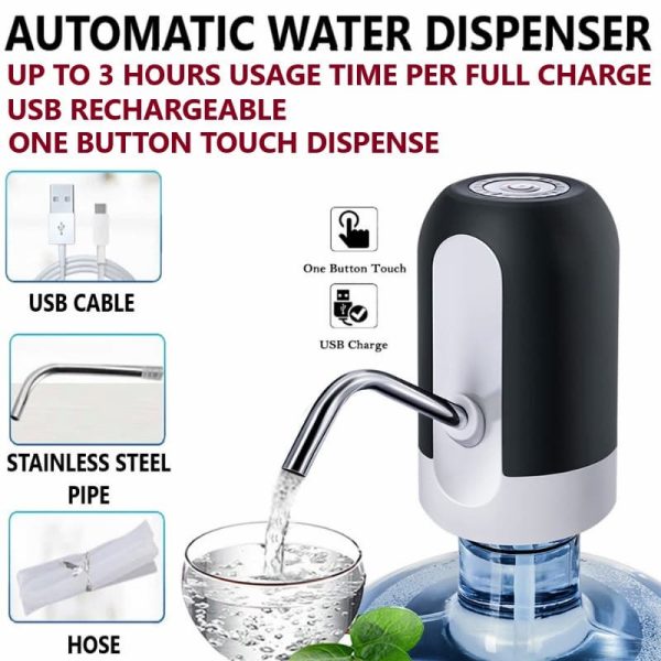 Automatic Rechargeable Water Pump Dispenser