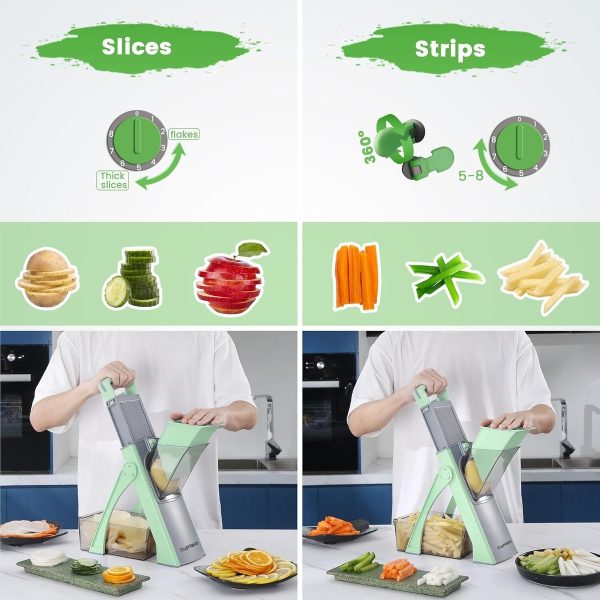 5-in-1 Multifunctional Spring Slicer Cutter