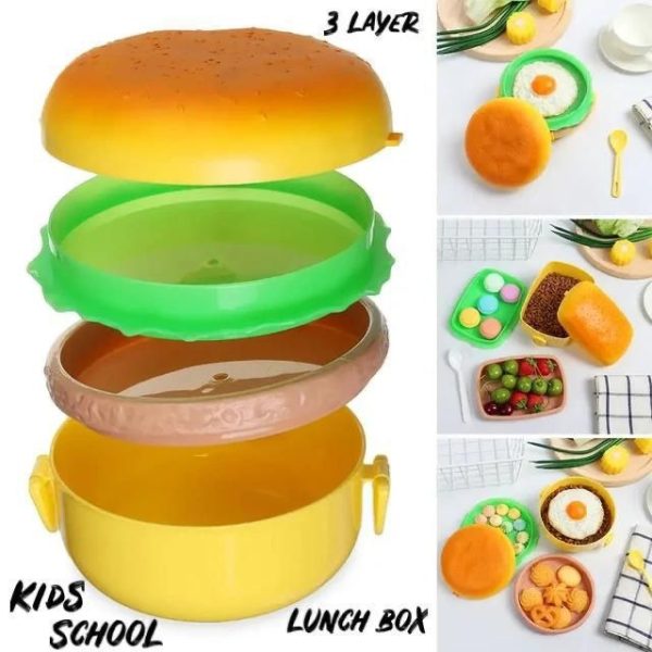 Hamburger Lunch Box