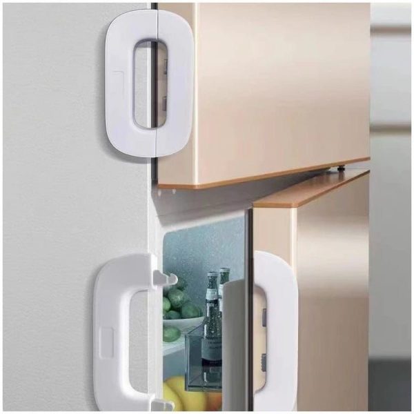 Household Refrigerator & Freezer Door Lock – Child Safety
